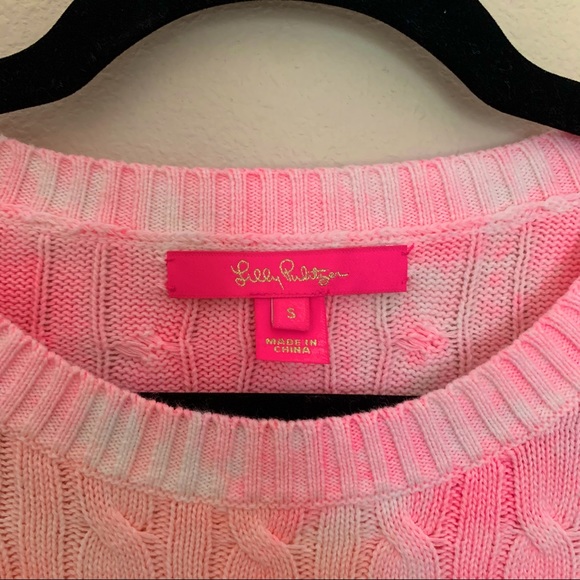 ‼️SOLD‼️Tie dye Skylla Lilly Pulitzer sweater 🌸 - Picture 2 of 3